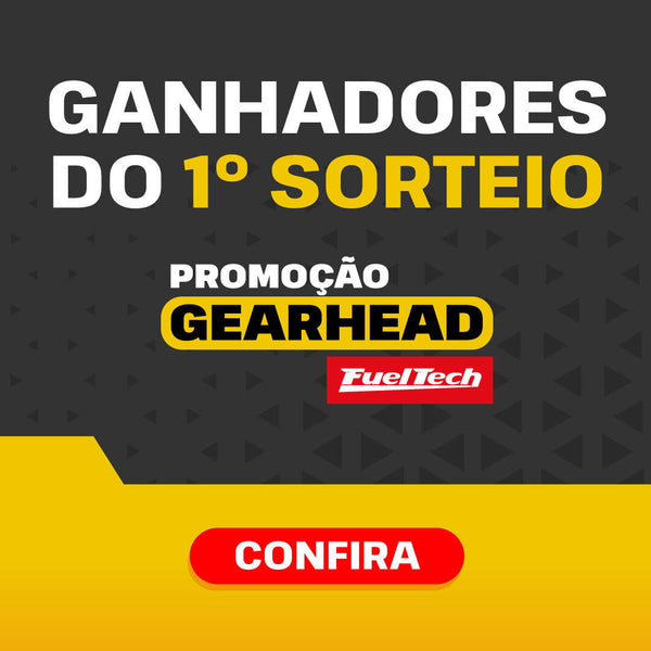 Divulgados os 4 ganhadores do 1º sorteio da Promoção Gearhead FuelTech