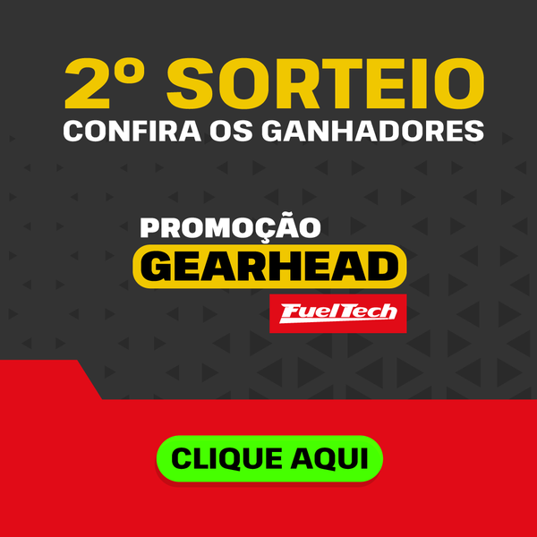 Divulgados os vencedores do 2º sorteio da Promoção Gearhead FuelTech!