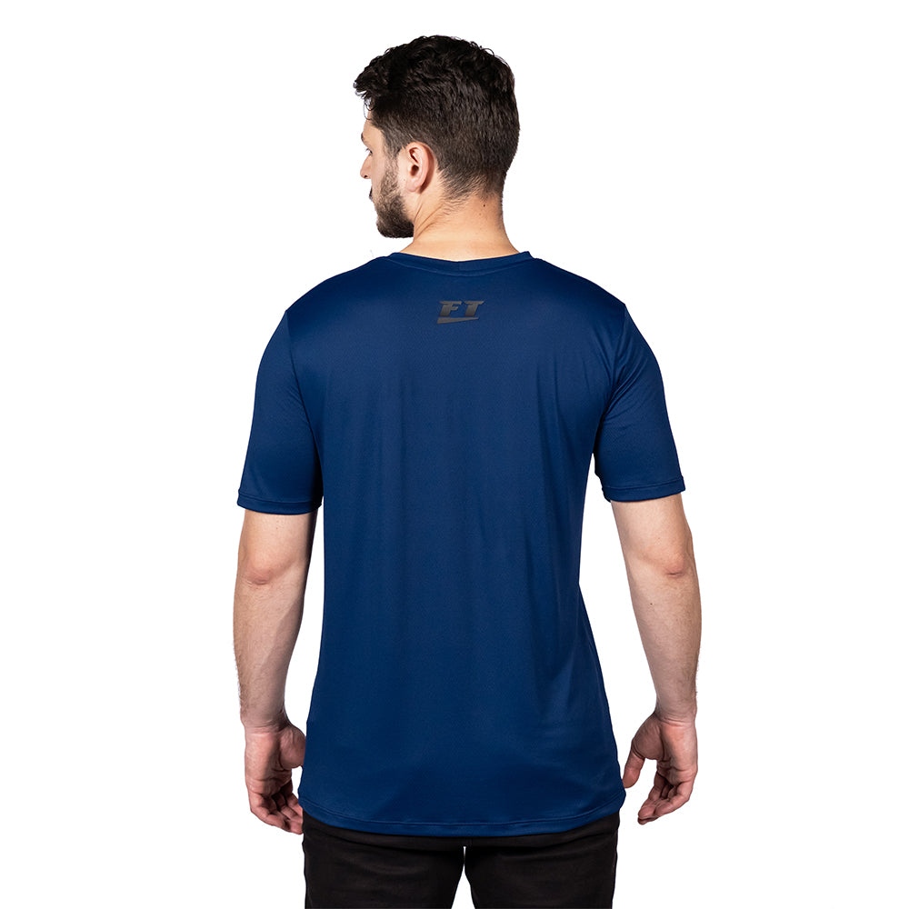 Camiseta Dry Fit Azul FT - FuelTech Brasil